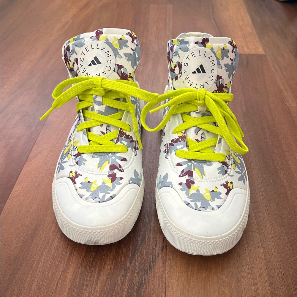 adidas Stella McCartney Women's x Treino Mid Floral Print Shoes